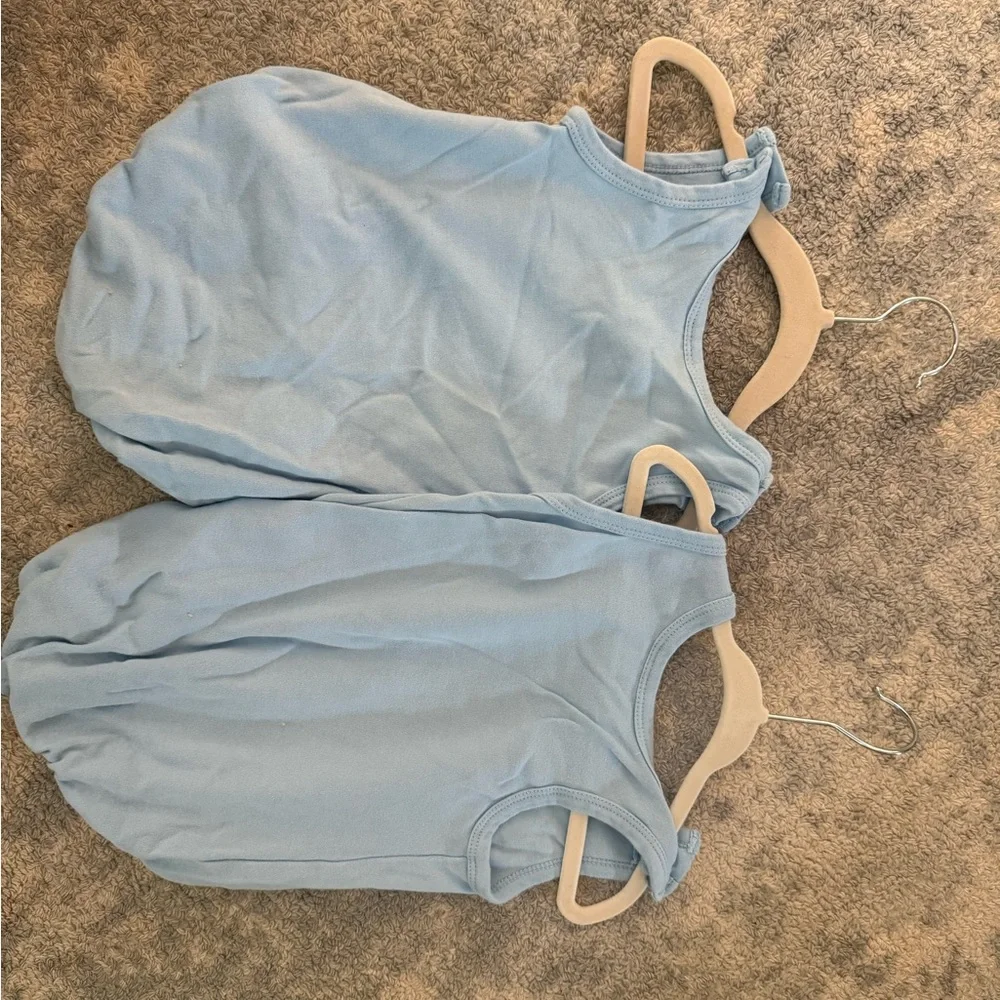 Blanks Boutique Light Blue Baby Romper size 18 months